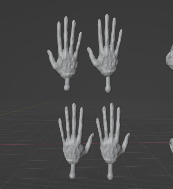 Star Wars the Black Series Darth Plagueis Head hand bundle kit 3D print model_5