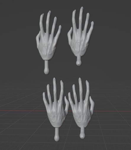 Star Wars the Black Series Darth Plagueis Head hand bundle kit 3D print model_9