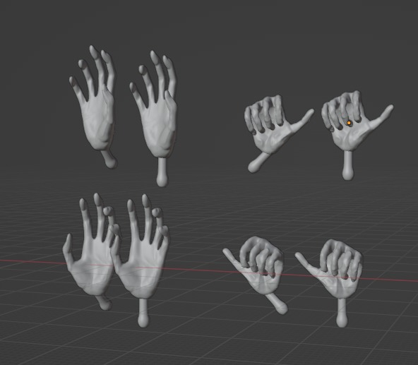 Star Wars the Black Series Darth Plagueis Head hand bundle kit 3D print model_10