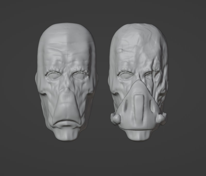 Star Wars the Black Series Darth Plagueis Head hand bundle kit 3D print model_2