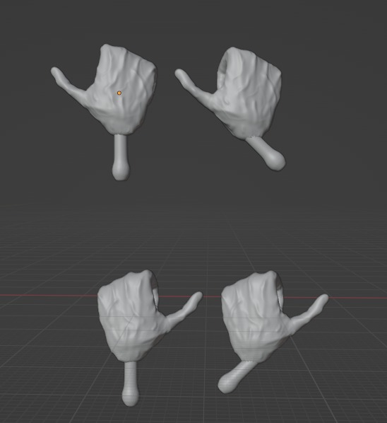 Star Wars the Black Series Darth Plagueis Head hand bundle kit 3D print model_8