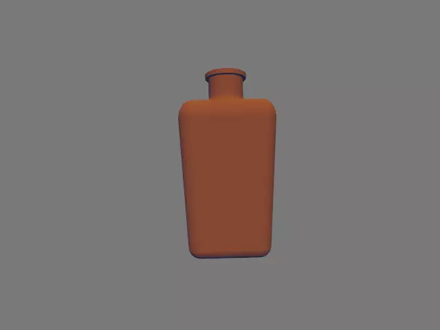 deccoritive square vase 3D print model_0