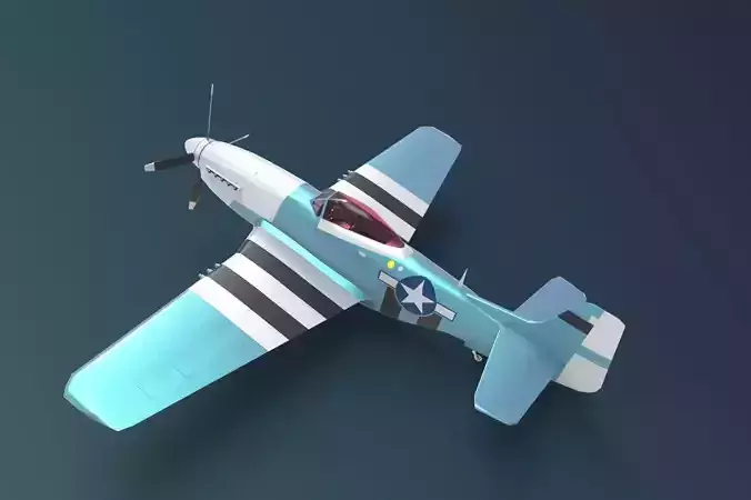 North American P 51 Mustang 