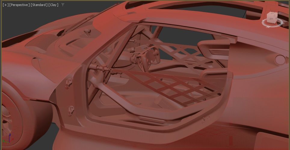 Porsche Mission R Low-poly 3D model_7