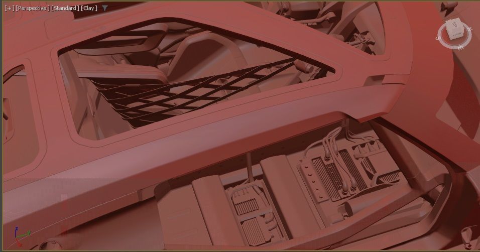 Porsche Mission R Low-poly 3D model_6