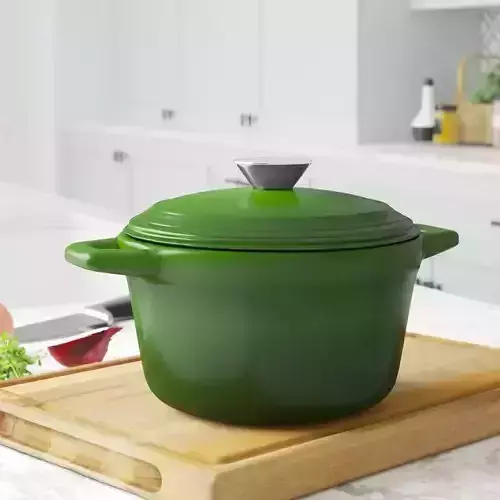 Neo Cast Iron Round Dutch Oven 3D model