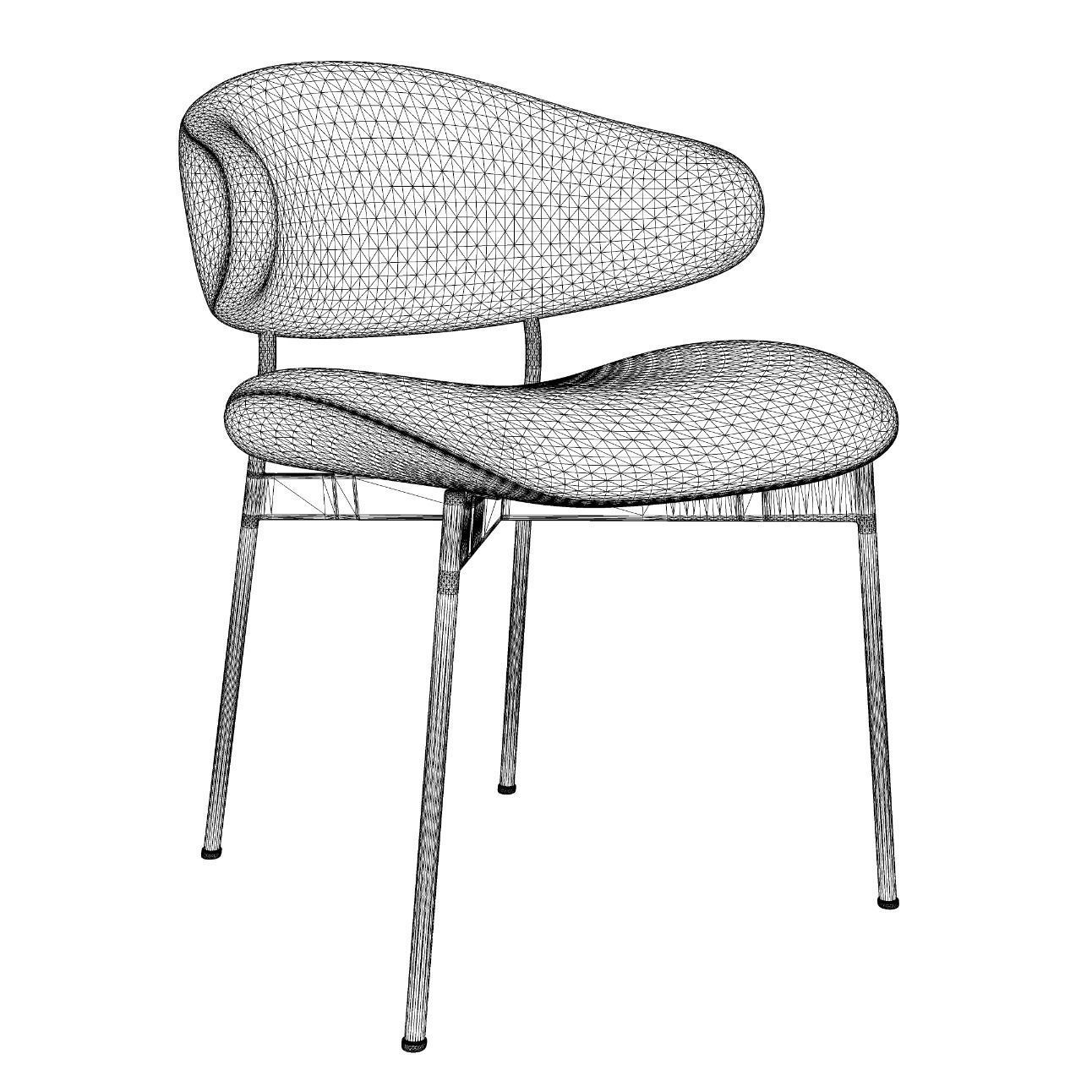 Luz Armchair by More 3D model_1