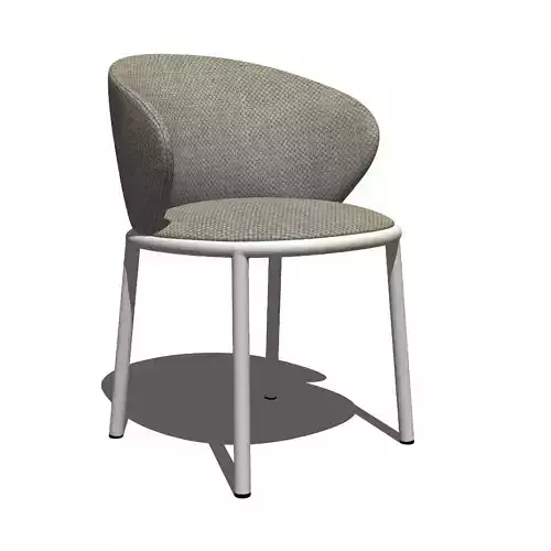 Mun Chair with Armrests by Desalto
