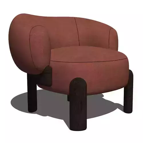 Moon Slipper Chair by Philippe Hurel