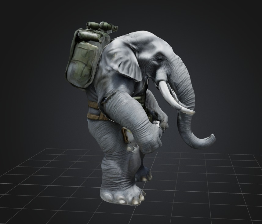 Elegance in white  3D print model_1