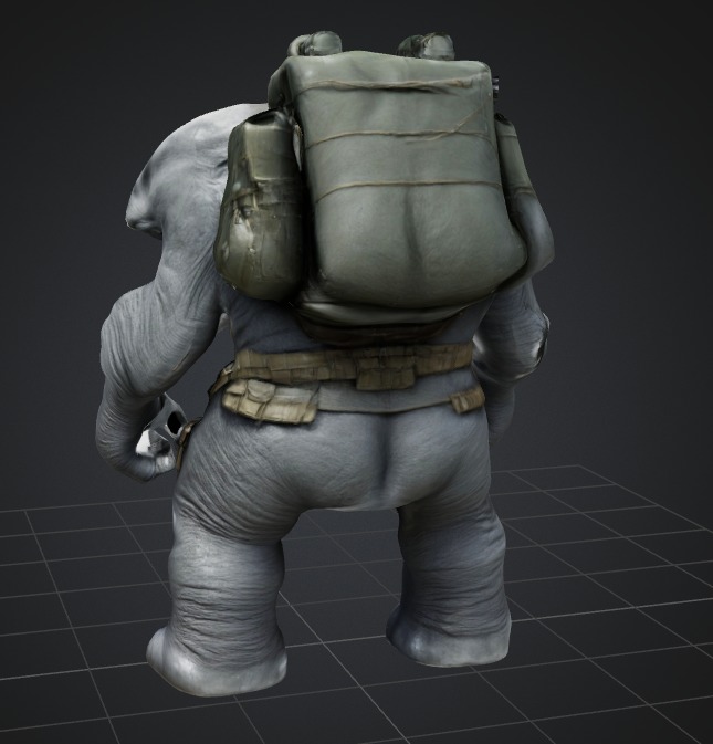 Elegance in white  3D print model_3