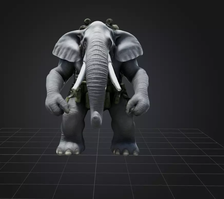 Elegance in white  3D print model_0