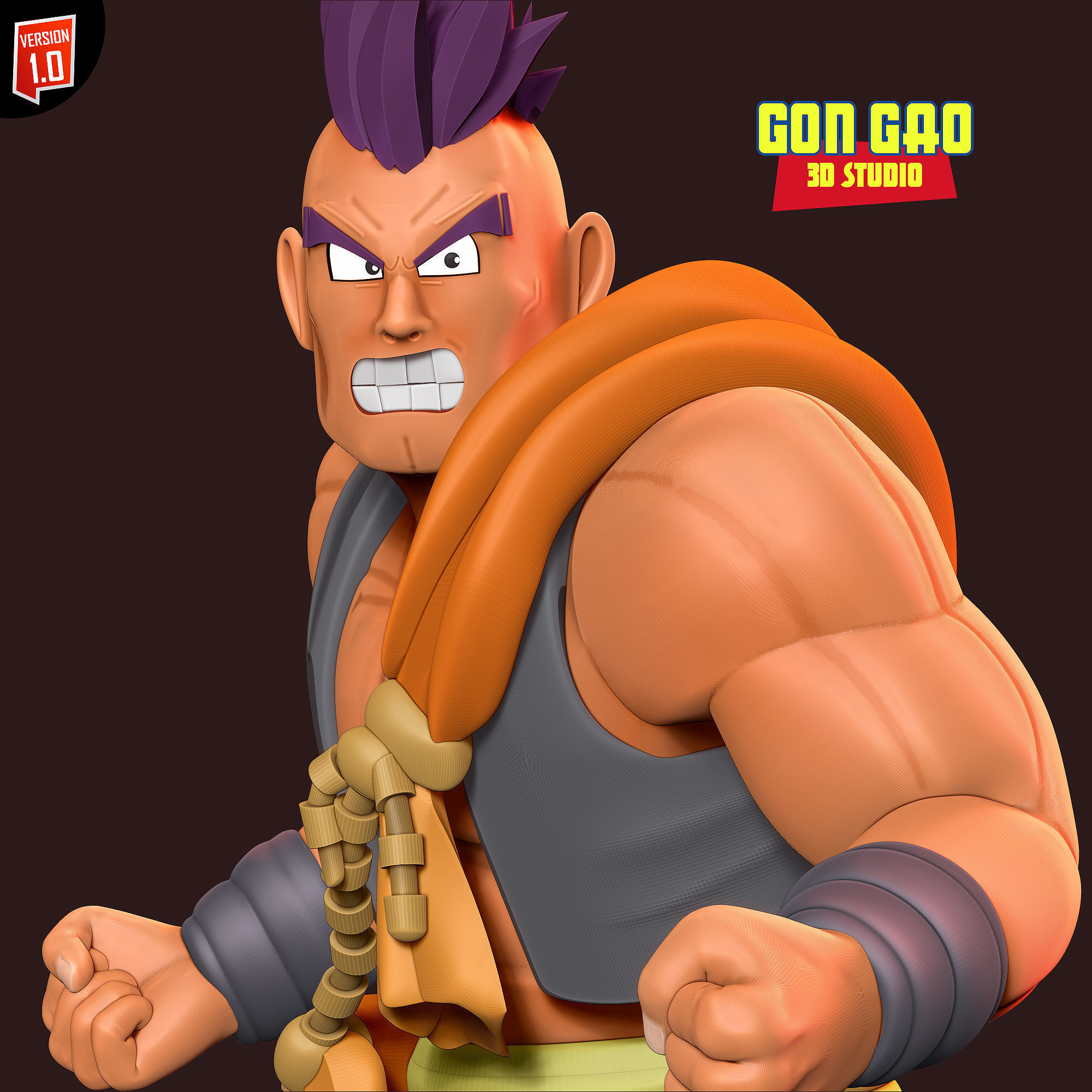 Carver - Dragon Quest 3D print model_5