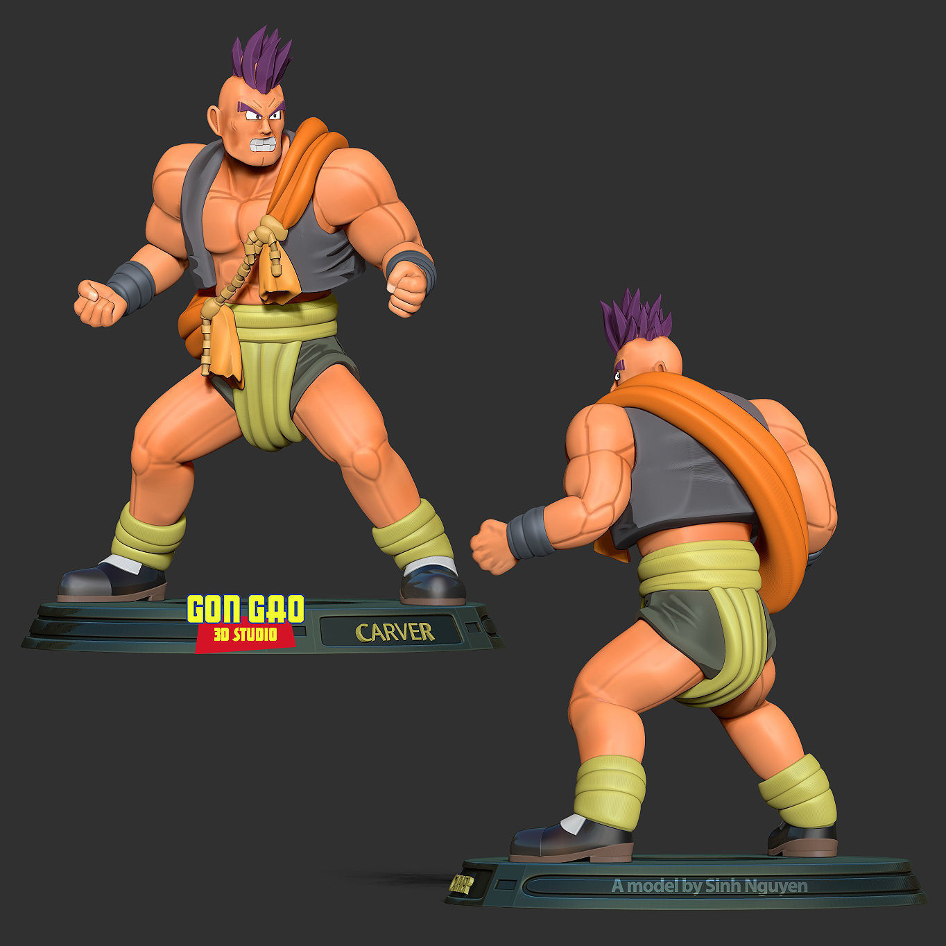 Carver - Dragon Quest 3D print model_3