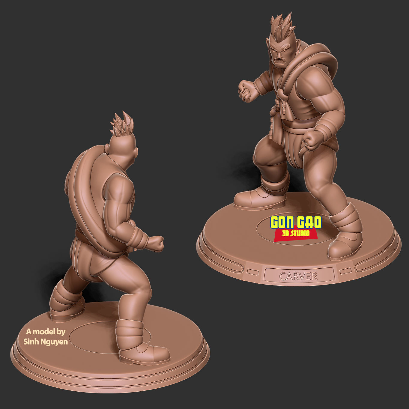Carver - Dragon Quest 3D print model_4