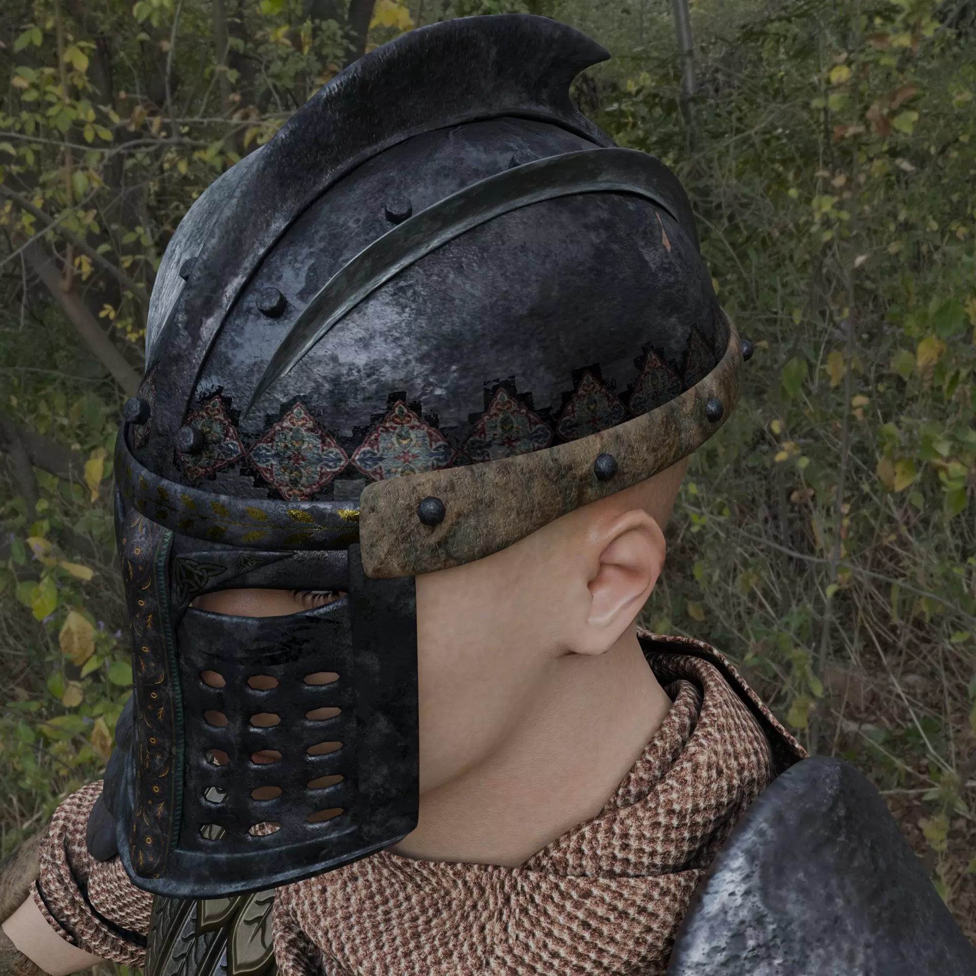 Medieval Helmet 3D print model