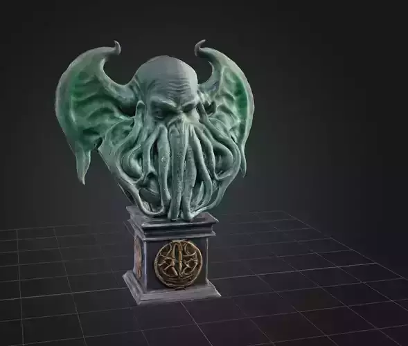 Cuthulu Bust 3D print model