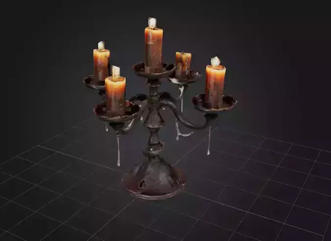 Candles  3D print model