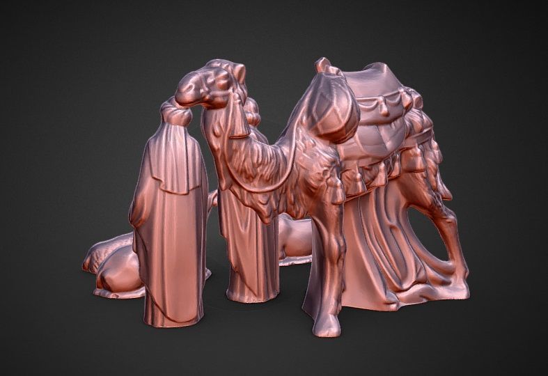 nativity scene wise men 3D print model_1