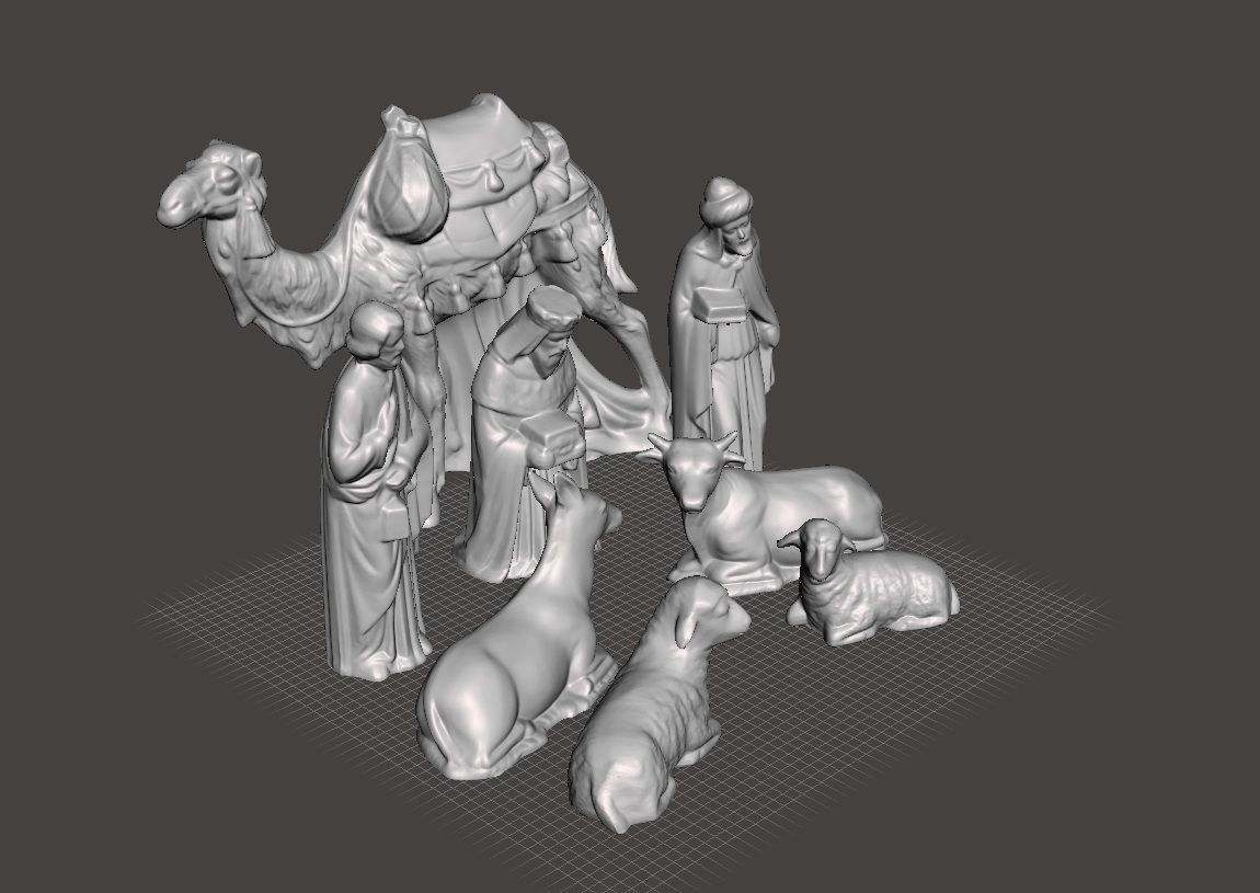 nativity scene wise men 3D print model_7