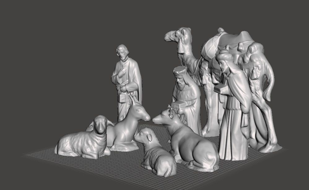 nativity scene wise men 3D print model_8