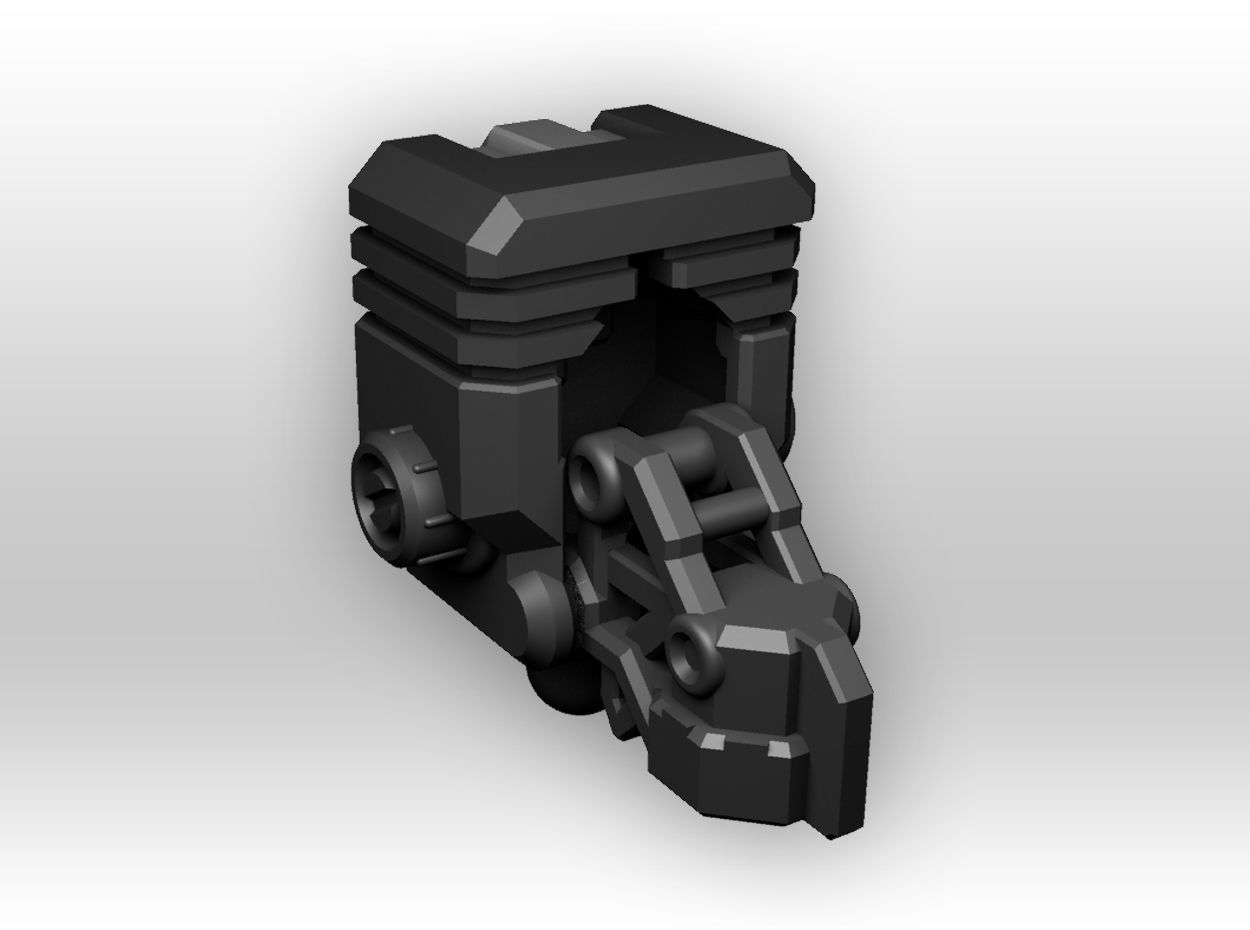 Heads for Gravedigger Custom Constructicon OC 3D print model_5