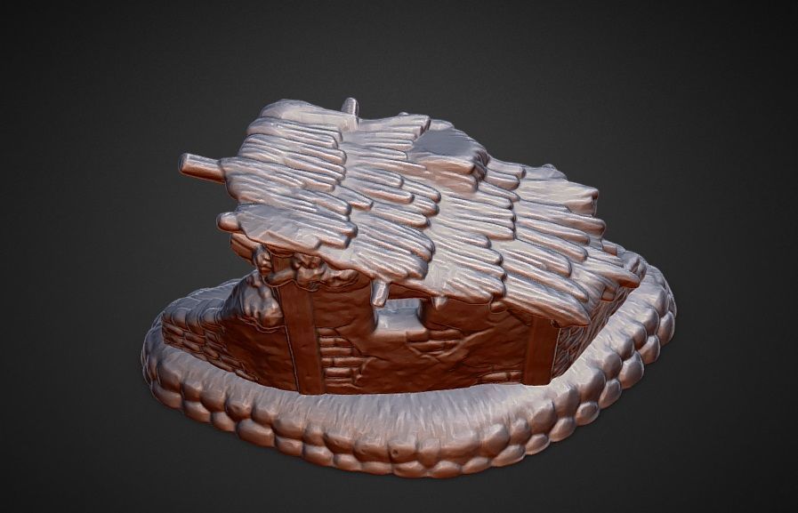 Nativity Scene MANGER for nativity scene wise men set 3D print model_1