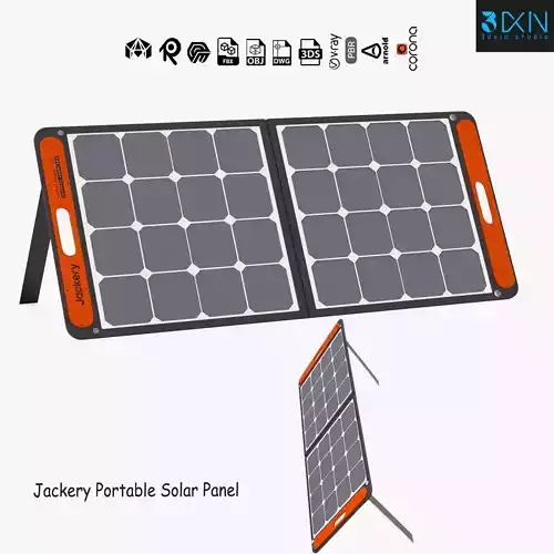 Jackery Portable Solar Panel 3D model
