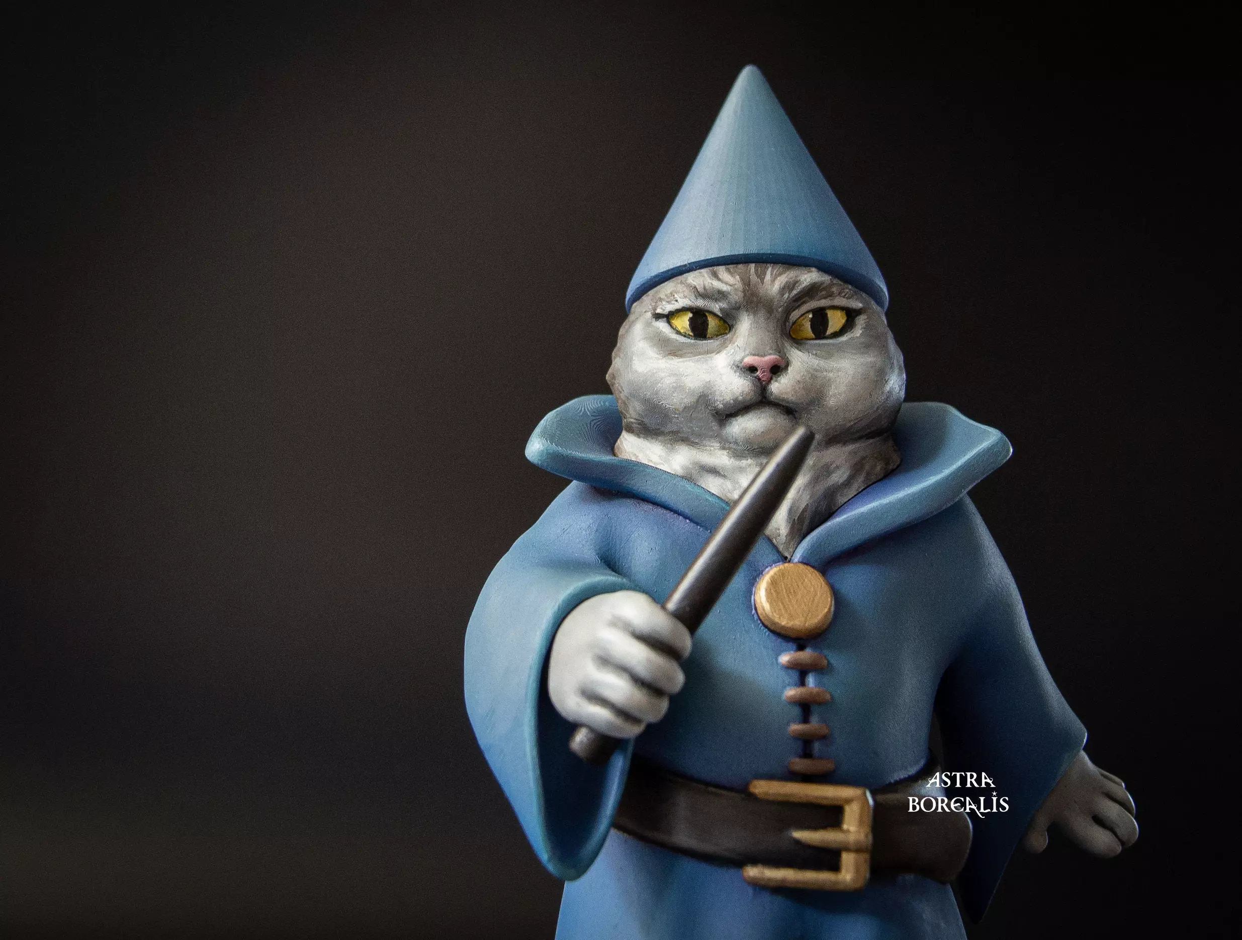 Whoosh cat meme figurine 3D print model