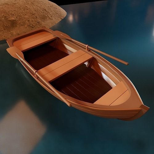 Small Boat Free 3D model
