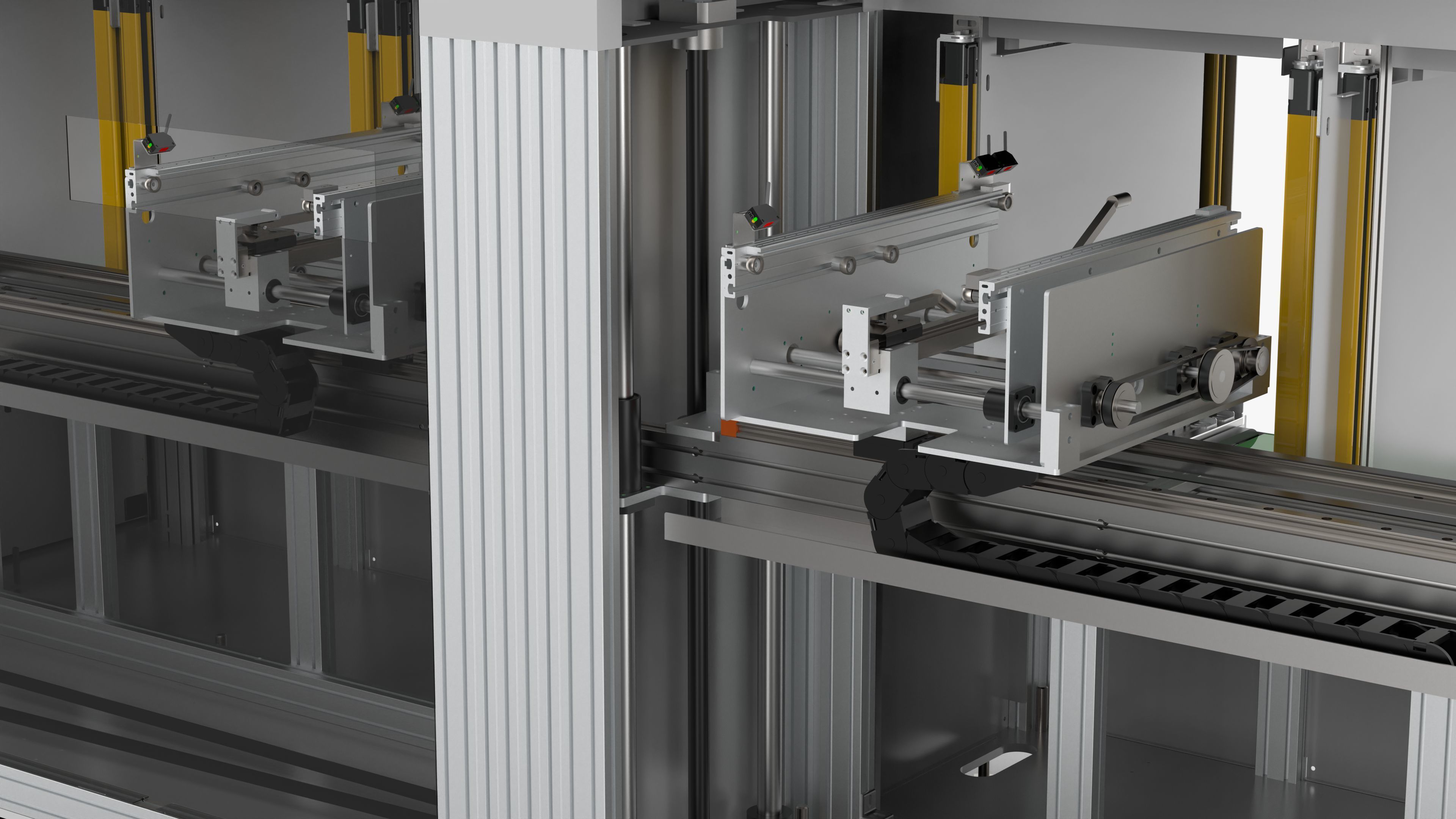 Automatic PCB Unloading Conveyor 3D model_15