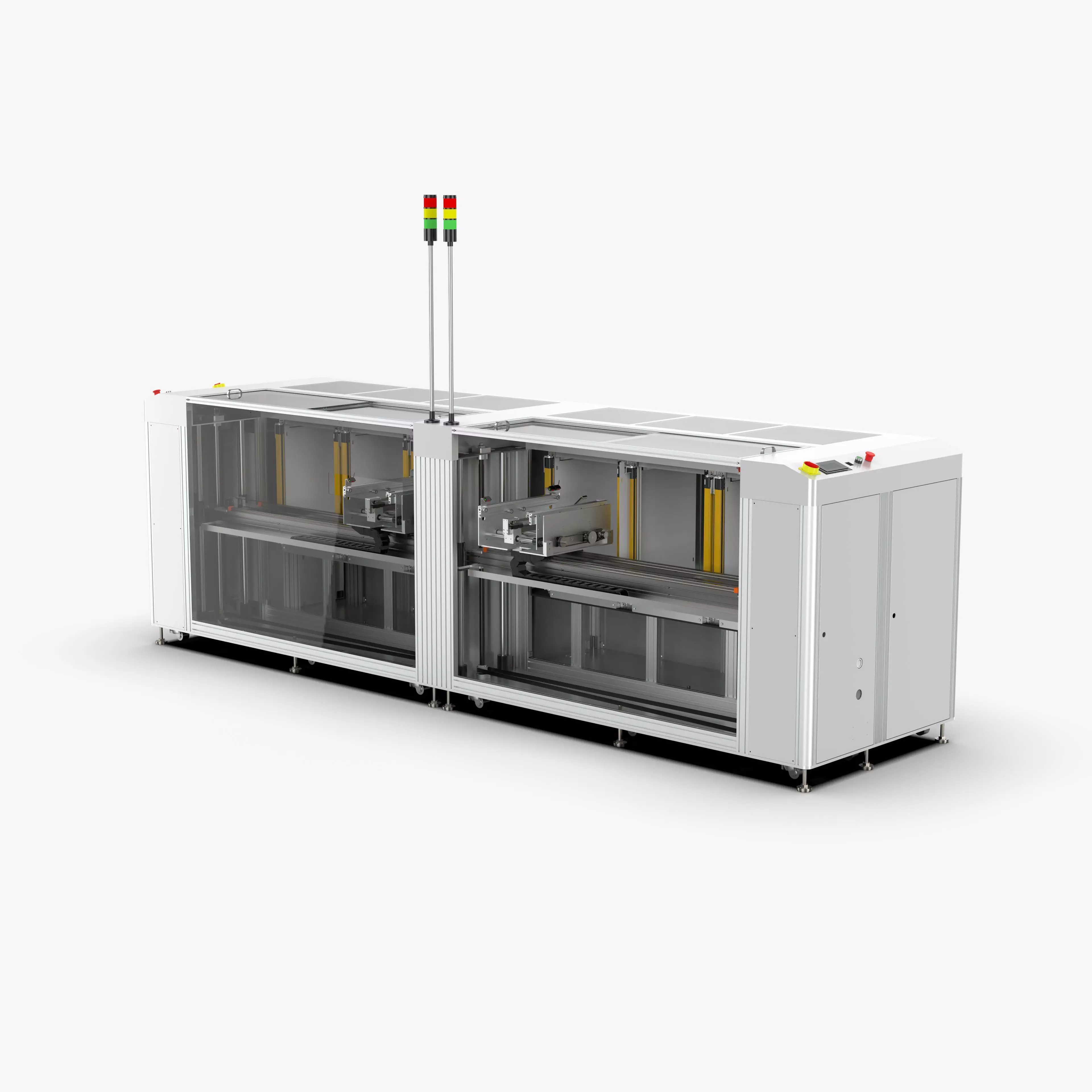 Automatic PCB Unloading Conveyor 3D model_0