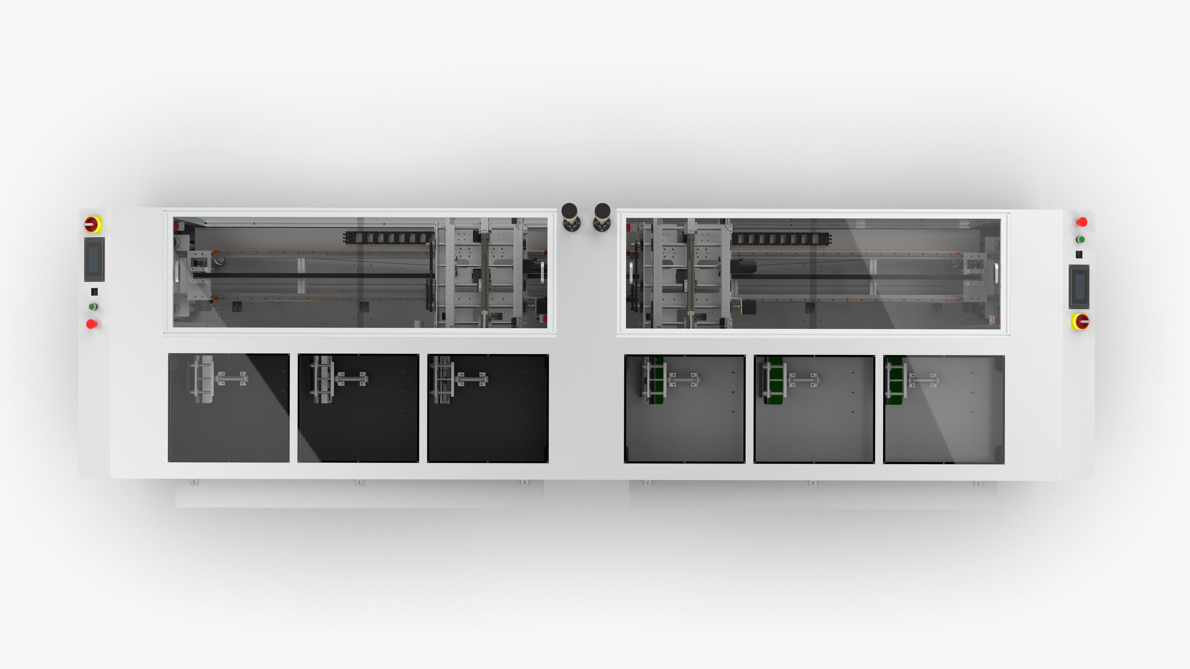 Automatic PCB Unloading Conveyor 3D model_9