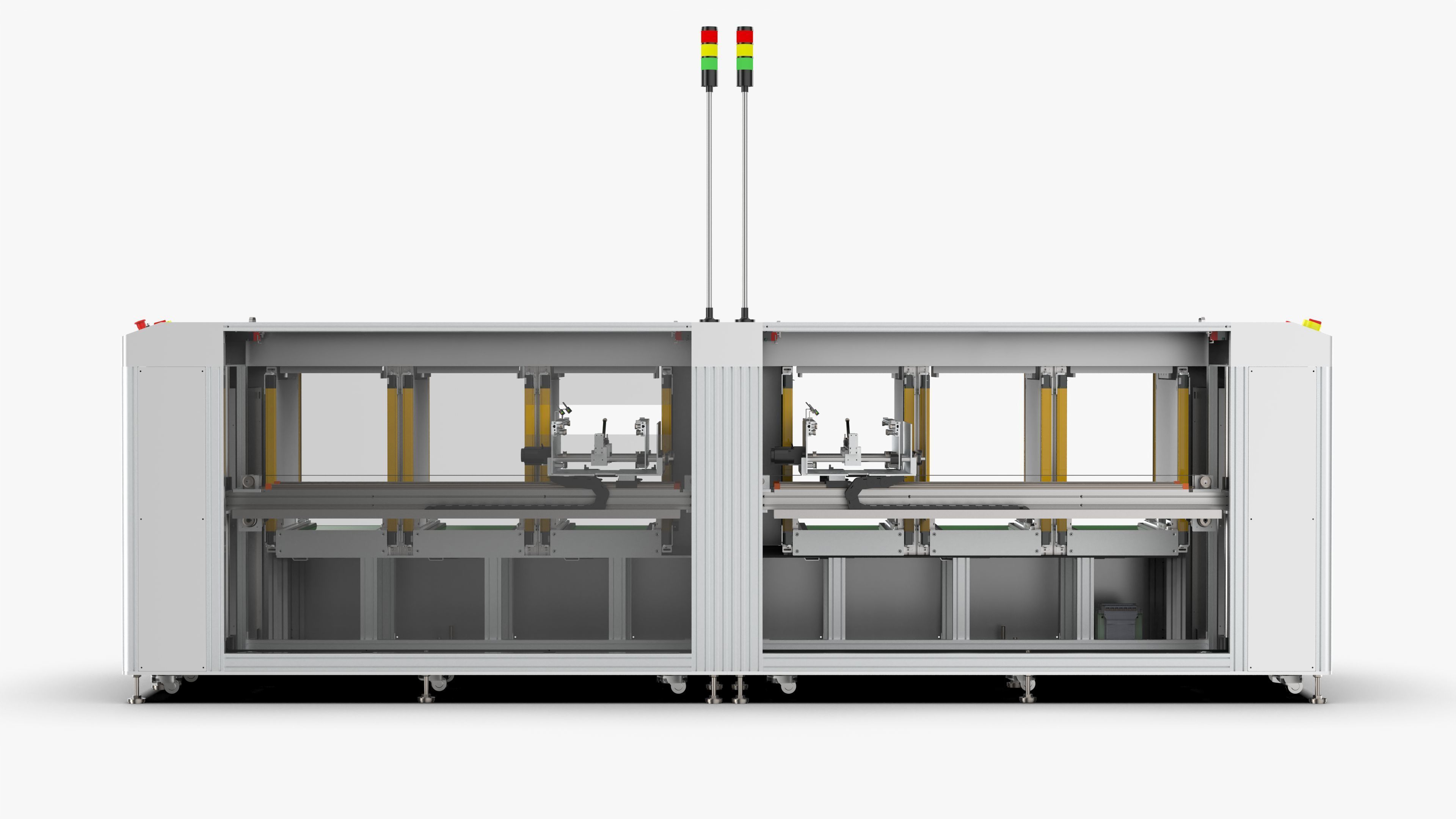 Automatic PCB Unloading Conveyor 3D model_6