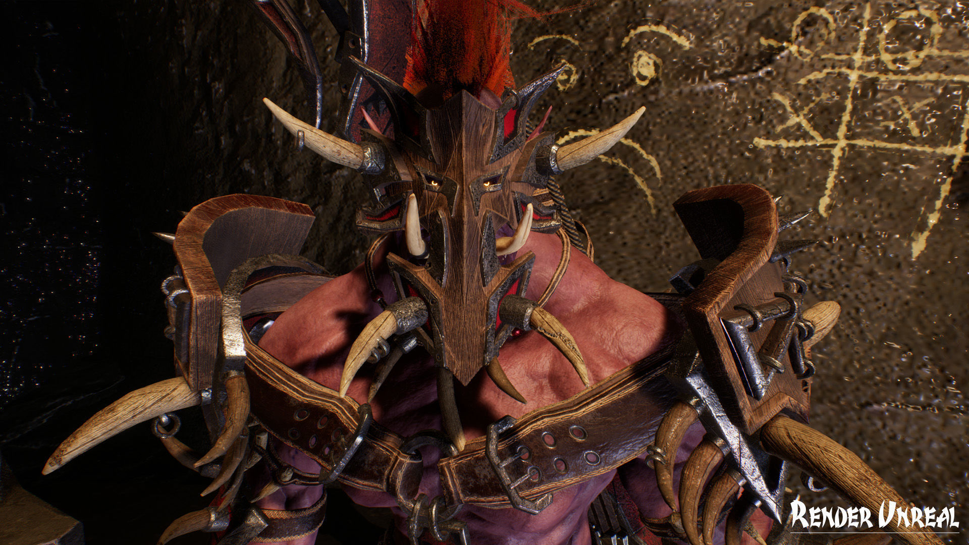 Orc 3 Low-poly 3D model_17