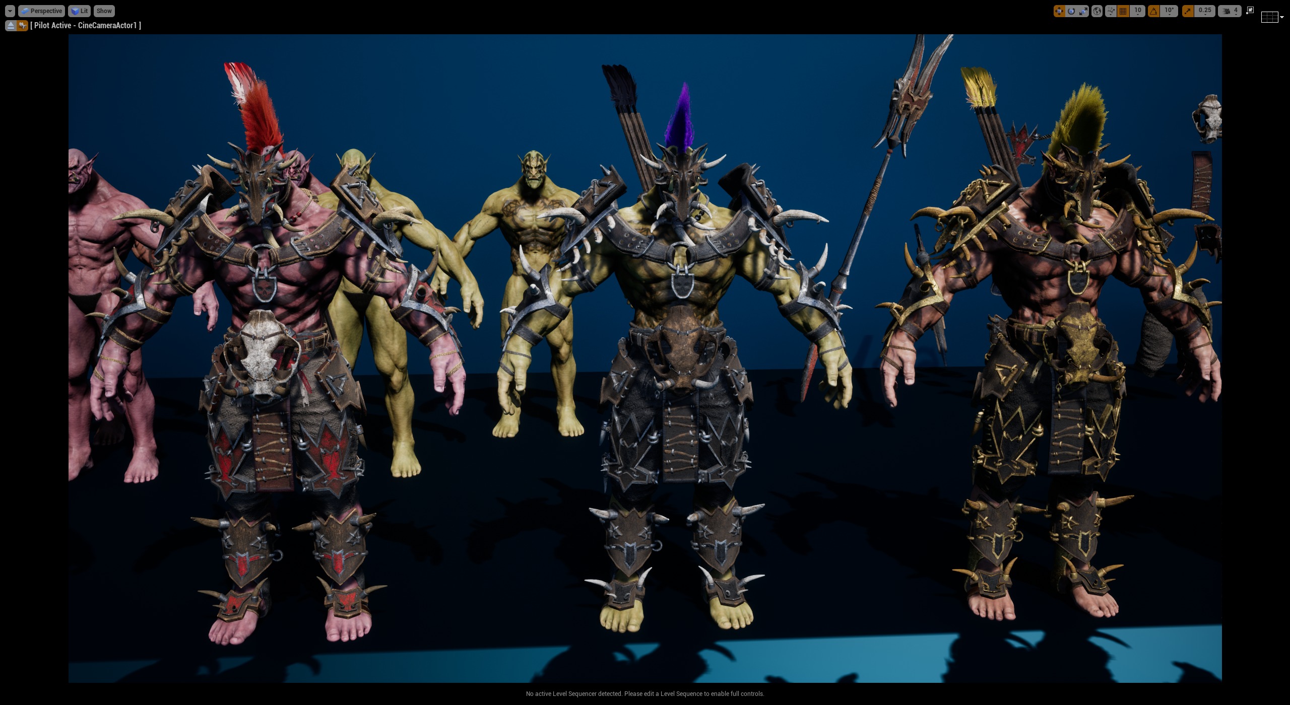 Orc 3 Low-poly 3D model_40