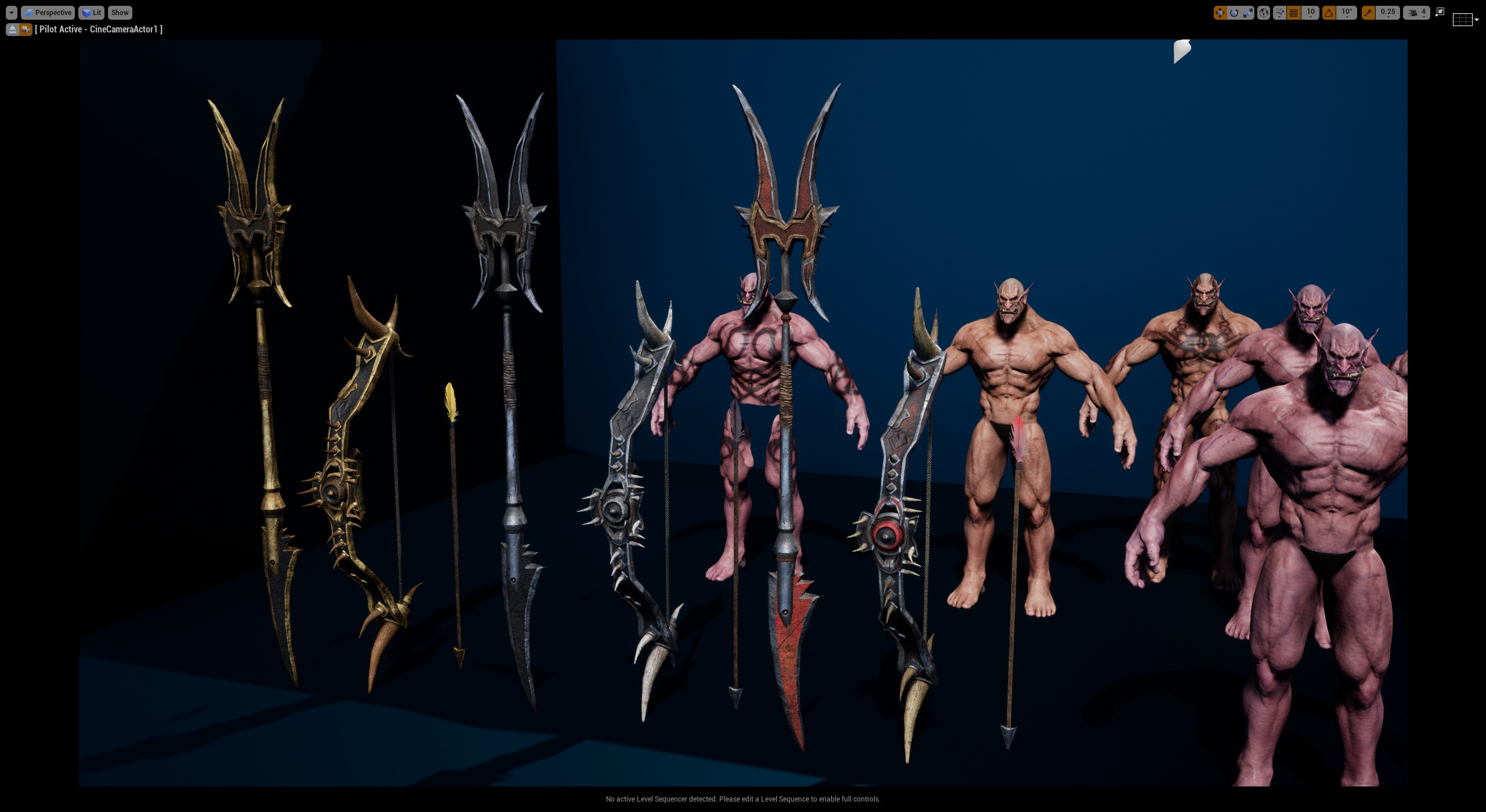 Orc 3 Low-poly 3D model_39