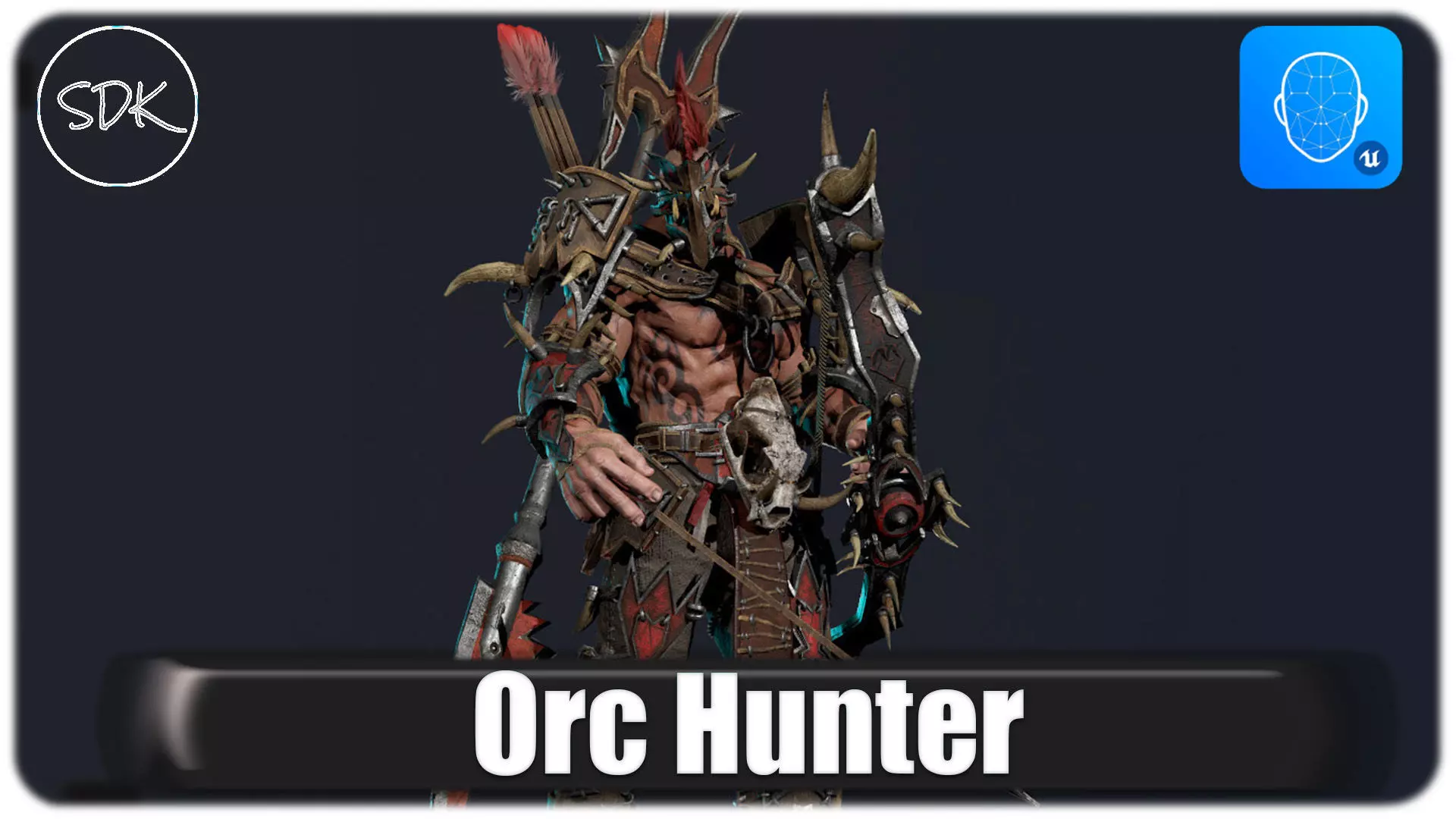 Orc 3 Low-poly 3D model_0