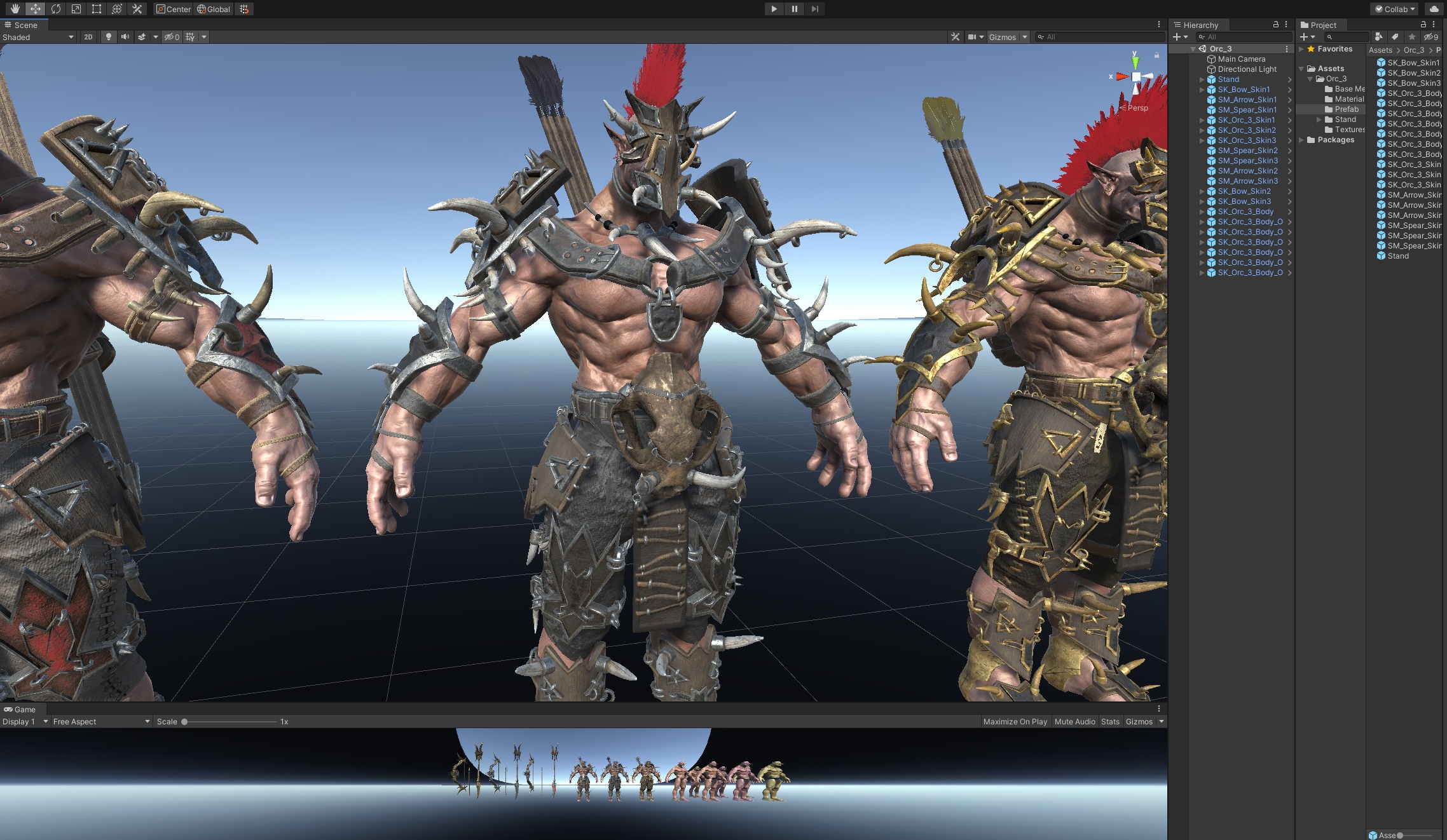 Orc 3 Low-poly 3D model_48