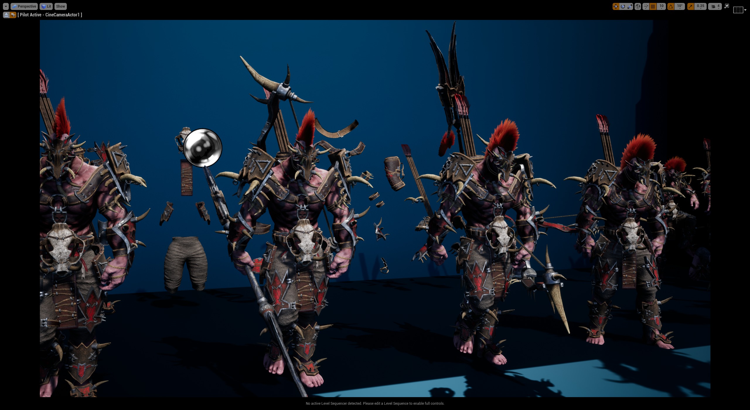 Orc 3 Low-poly 3D model_41