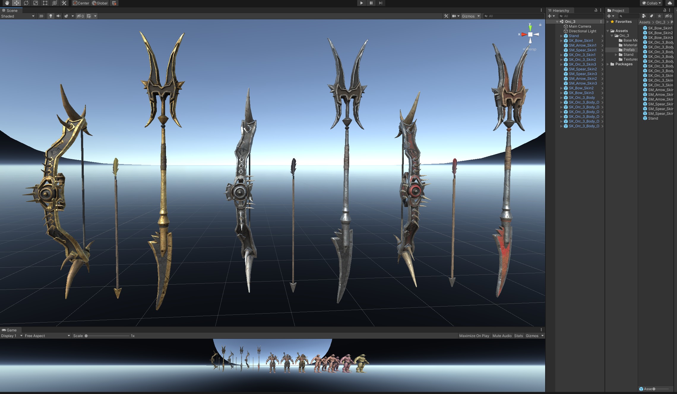 Orc 3 Low-poly 3D model_50