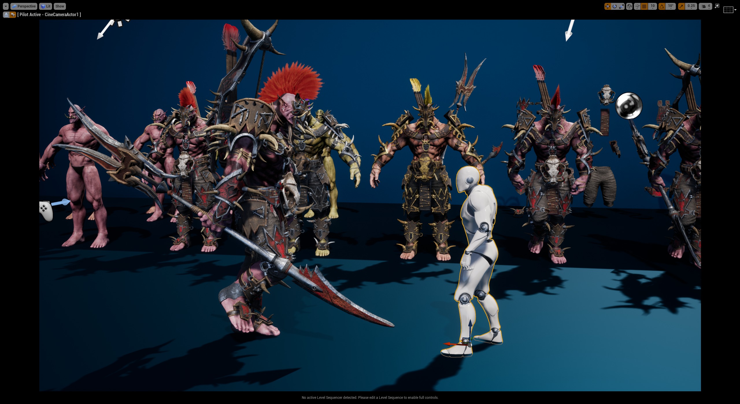 Orc 3 Low-poly 3D model_45