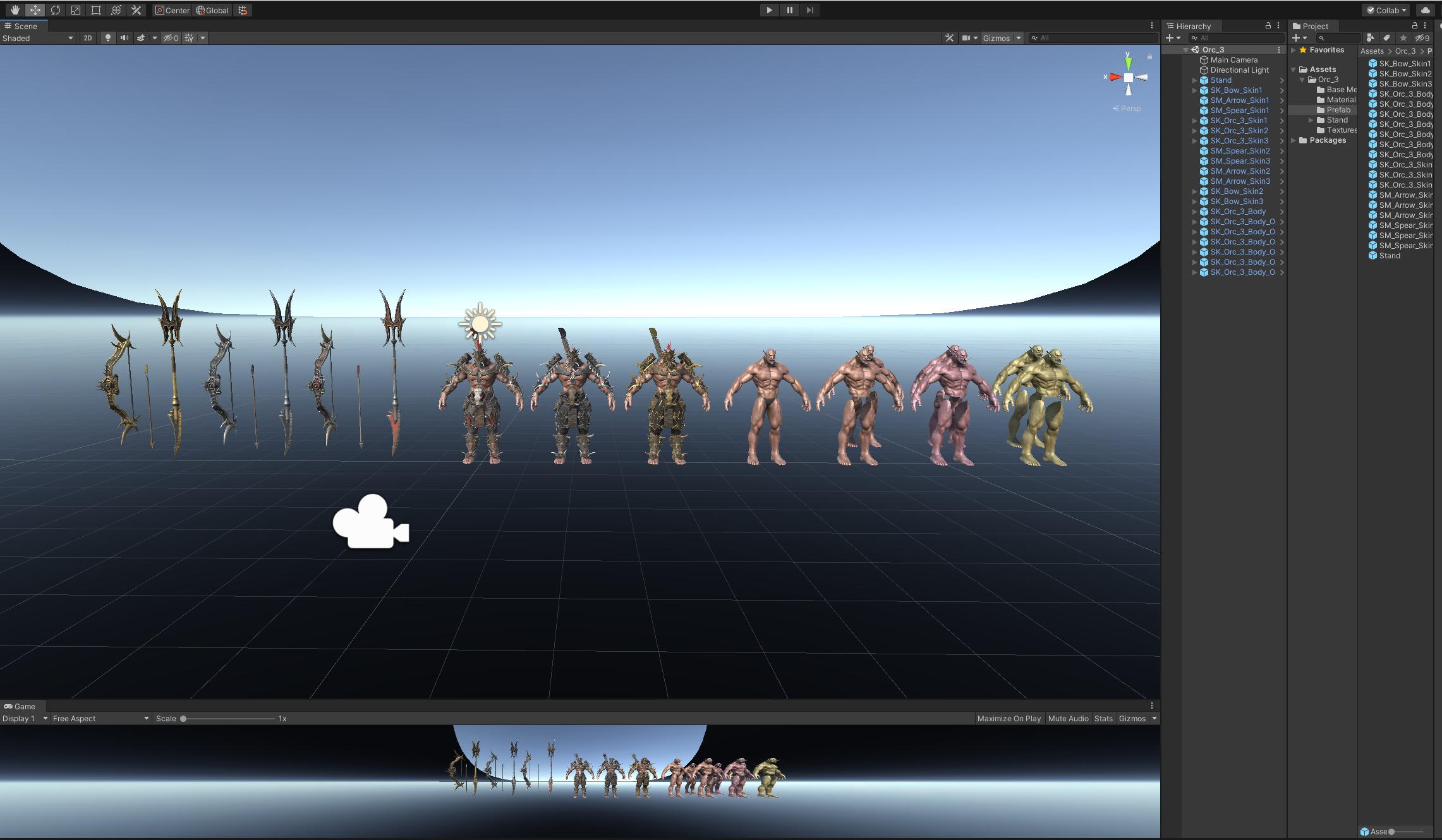 Orc 3 Low-poly 3D model_46