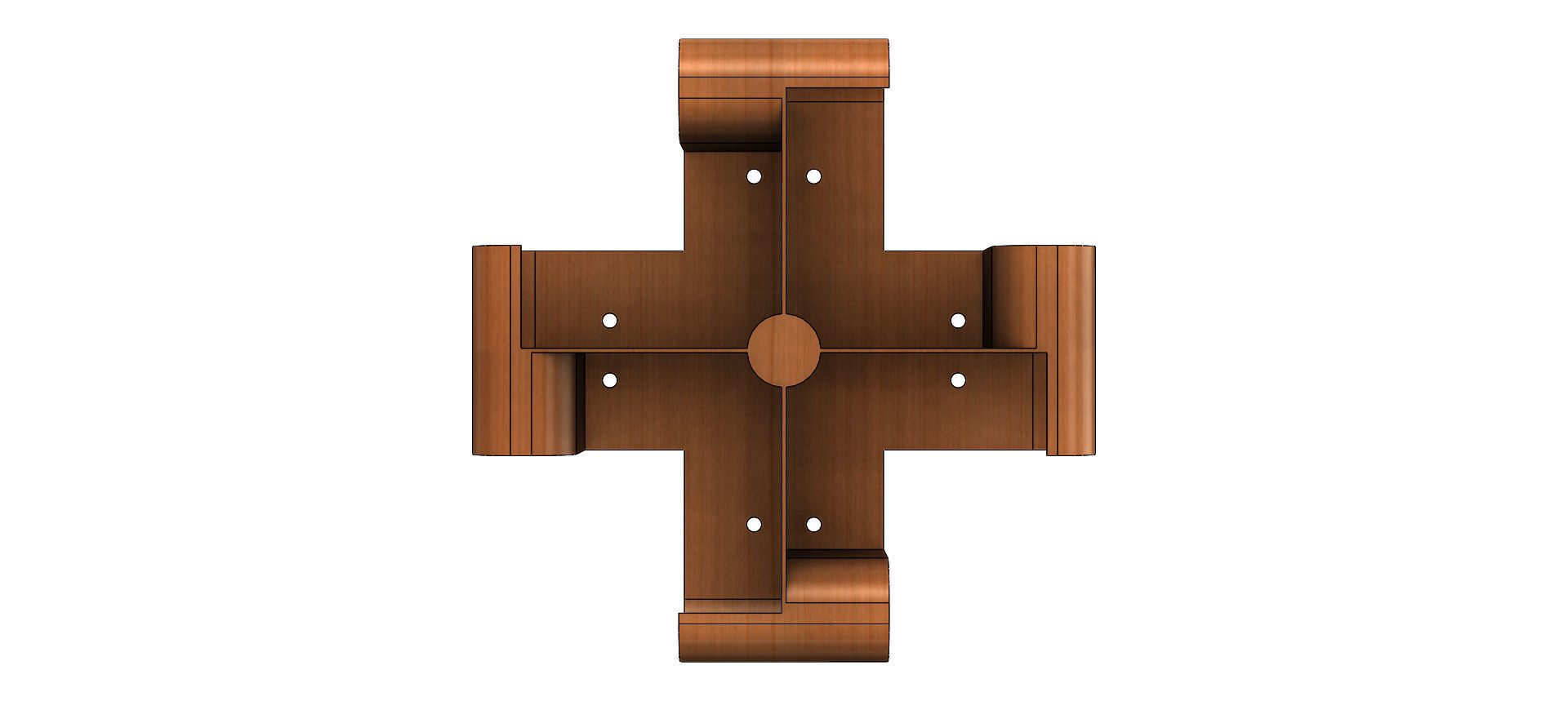 Workstation Low-poly 3D model_4