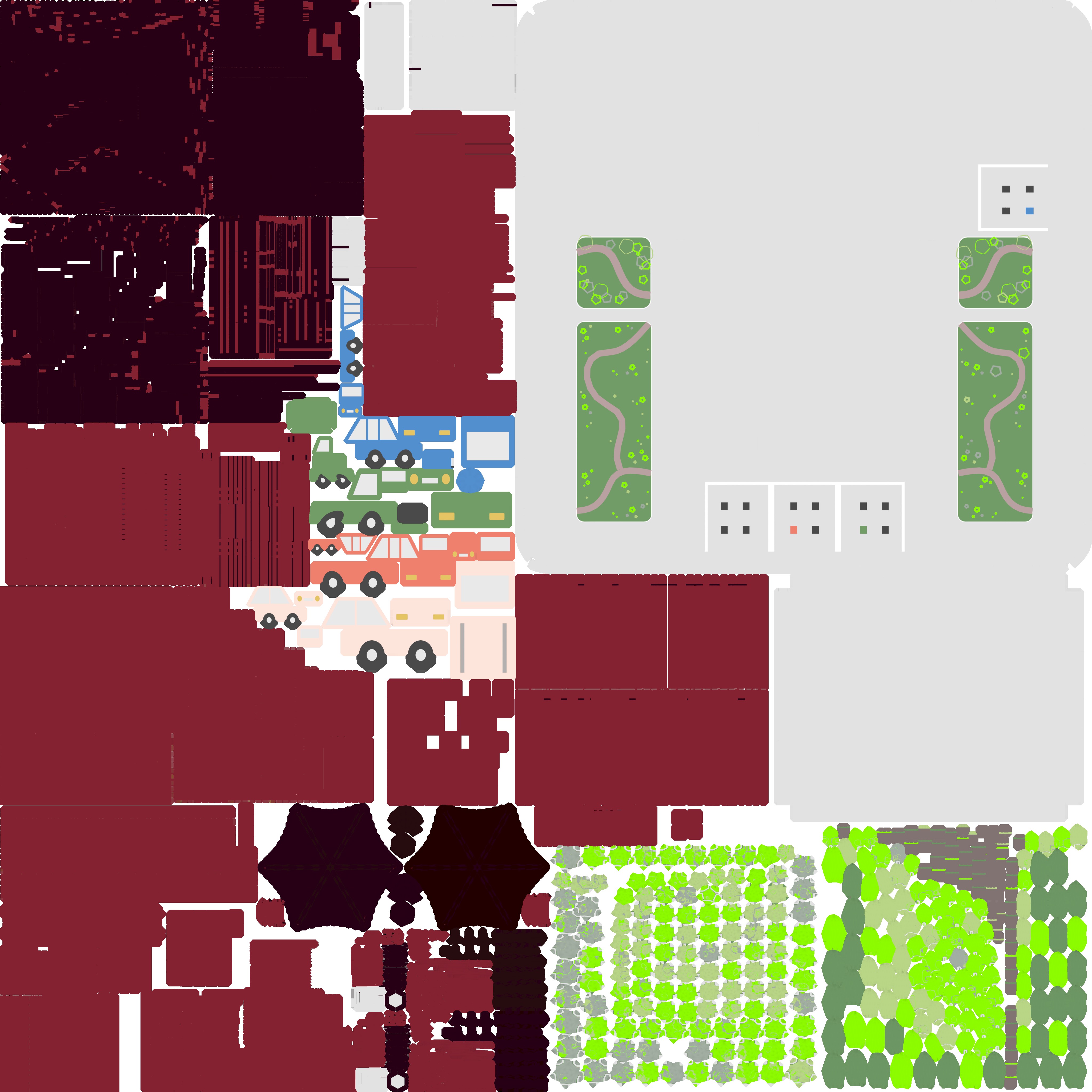 China Pavilion Cartoon Model 3D model_7