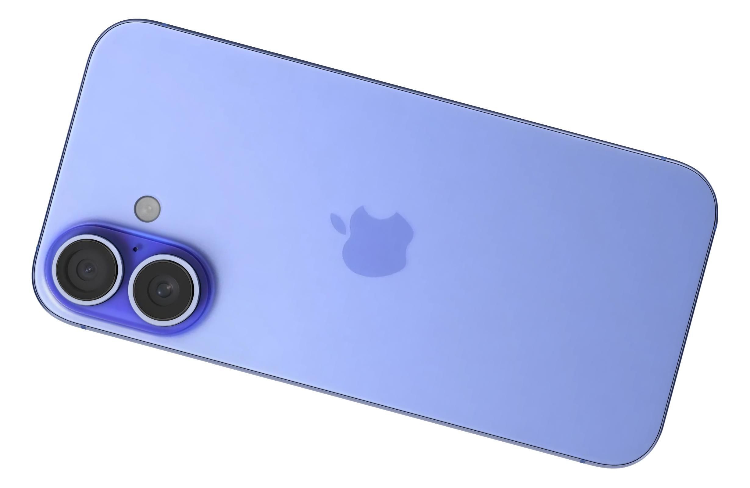 Apple iPhone 16 Ultramarine 3D model_11