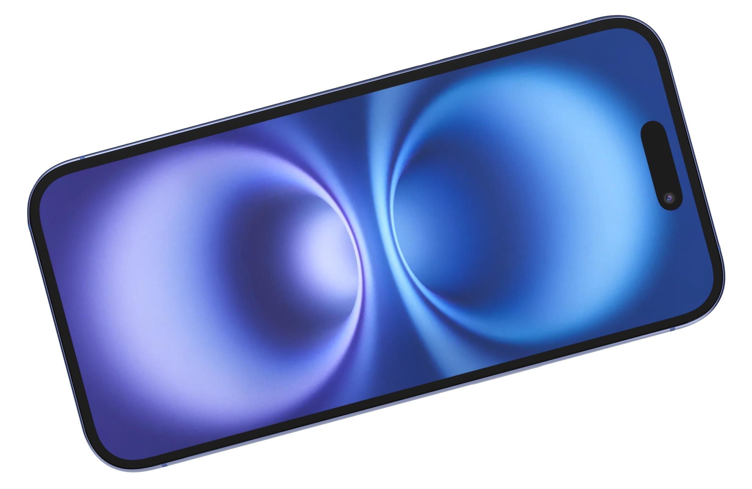 Apple iPhone 16 Ultramarine 3D model_10