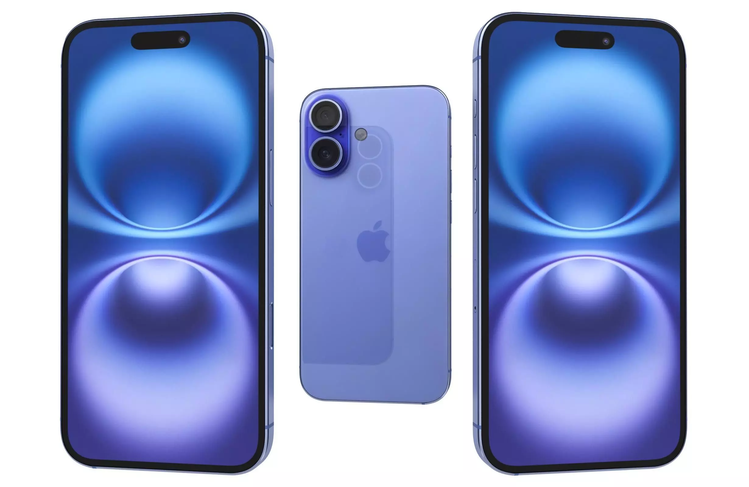 Apple iPhone 16 Ultramarine 3D model_0