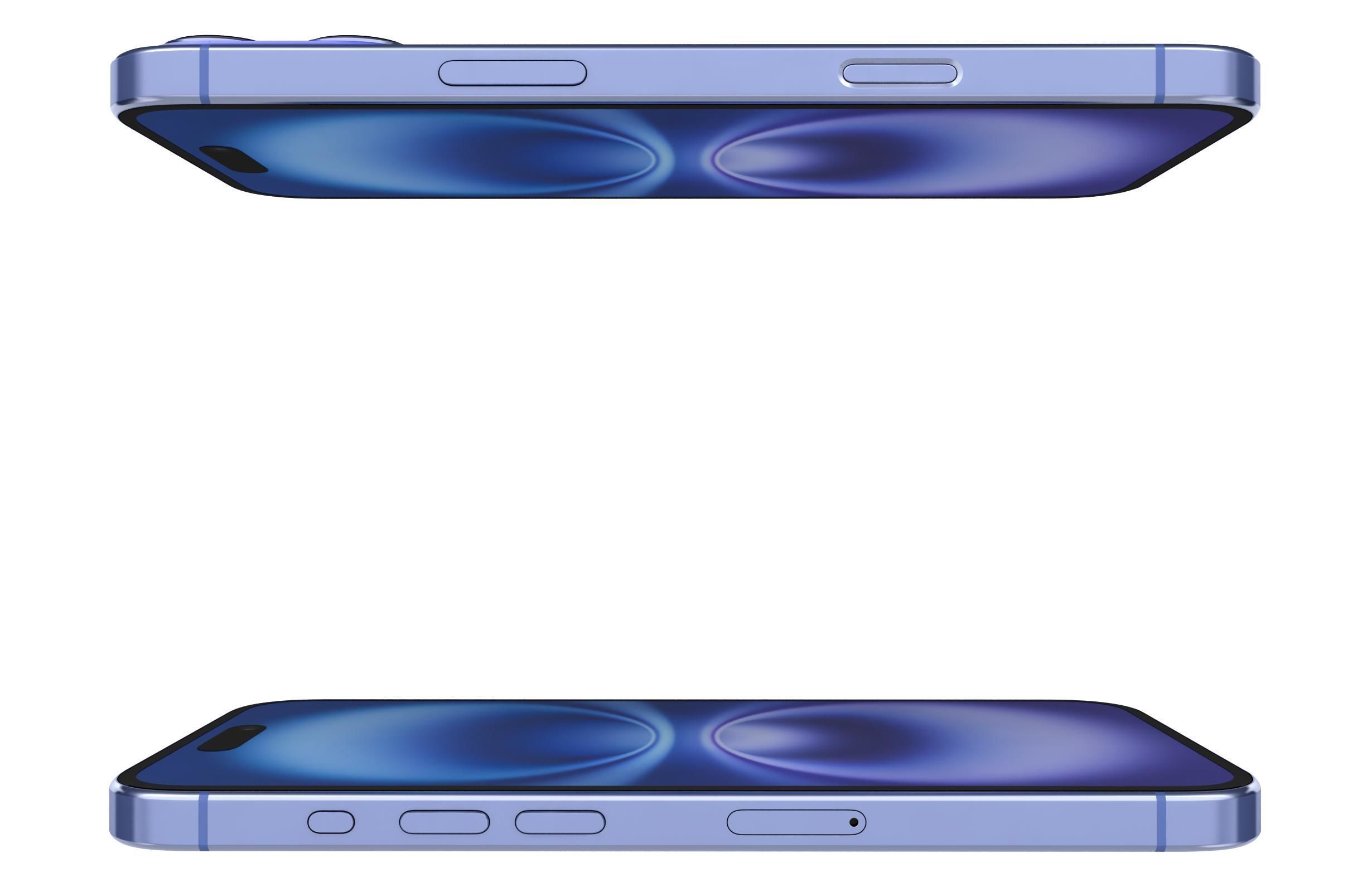 Apple iPhone 16 Ultramarine 3D model_9