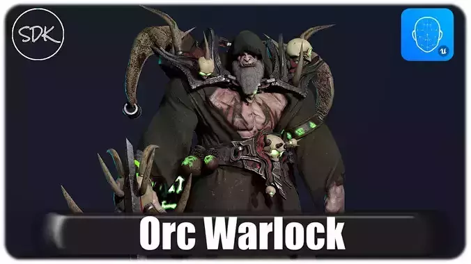 Orc 4 Low-poly 3D model